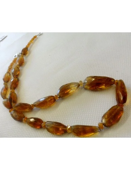Collier en citrine