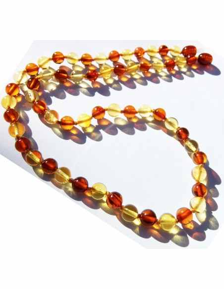 Collier ambre 6mm