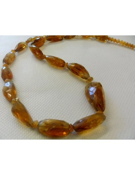 Collier en citrine