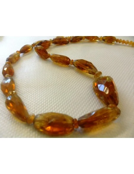 Collier en citrine