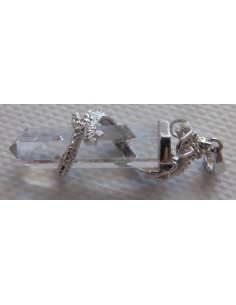 Dragon cristal pendentif argent