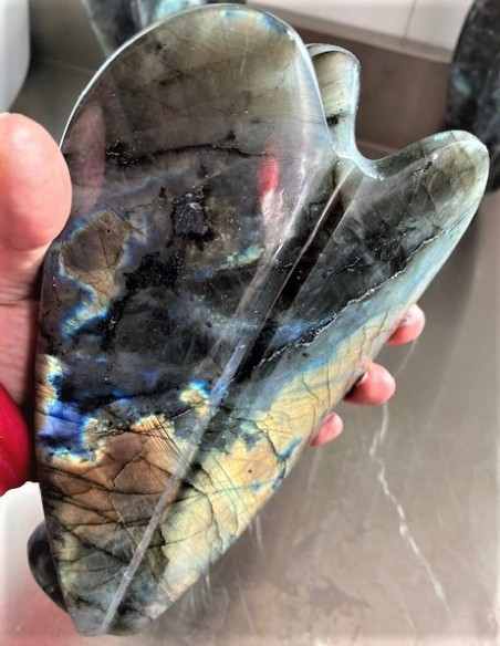 Magnifique ange en Labradorite 16cm