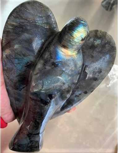 Magnifique ange en Labradorite 16cm