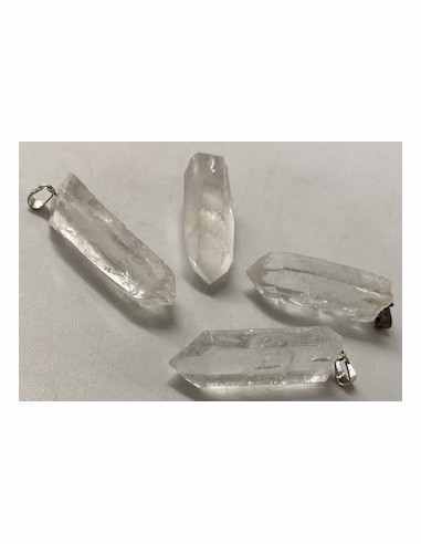 Pendentif quartz pointe