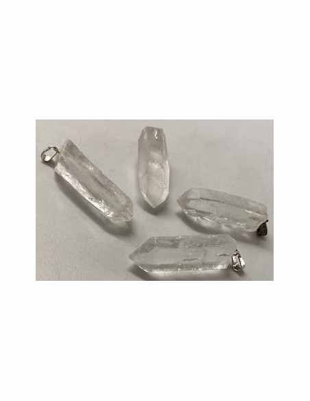 Pendentif quartz pointe