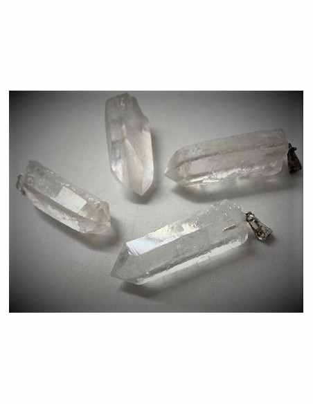 Pendentif quartz pointe