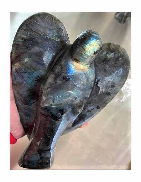 Magnifique ange en Labradorite 16cm