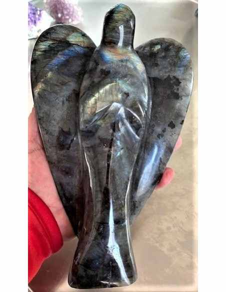 Magnifique ange en Labradorite 16cm