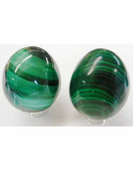 Malachite oeuf 38mm