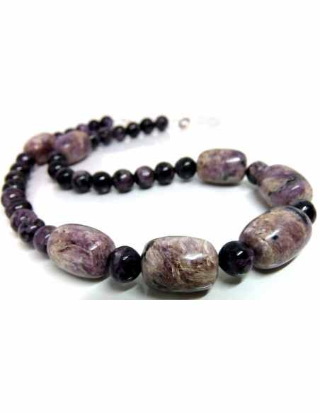 Charoïte collier chute