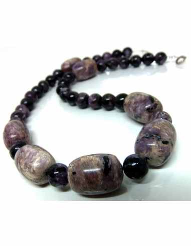 Charoïte collier chute