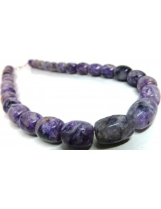 Charoïte collier 20 et 8mm