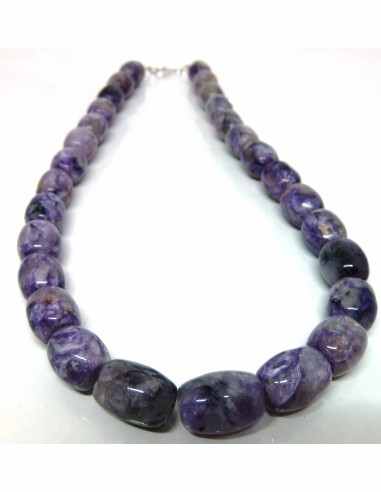 Charoïte collier 20 et 8mm