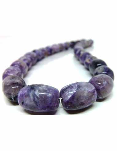 Charoïte collier 20 et 8mm