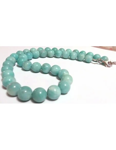 Calcedoine bleue en bracelet