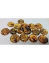 Donuts ambre avec inclusions 22  a 25mm