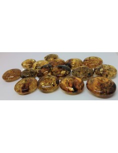 Donuts ambre avec inclusions 22  a 25mm 2