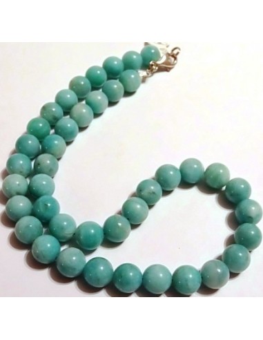 Calcedoine bleue en bracelet