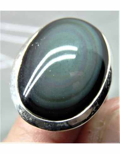 Bague Oeil celeste reglable