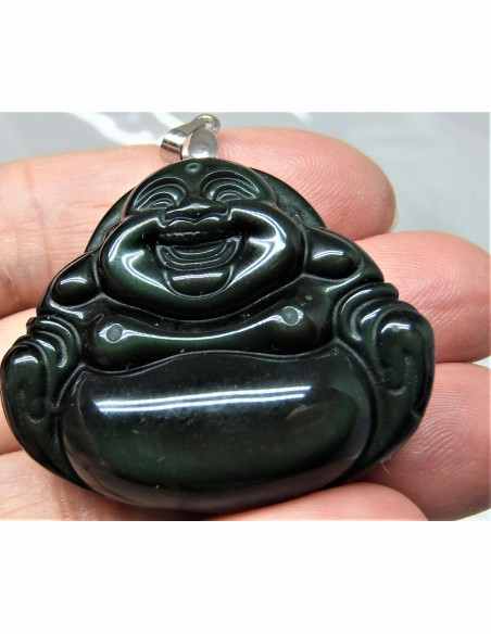 Bouddha rieur pendentif Oeil Celeste