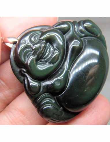 Bouddha rieur pendentif Oeil Celeste