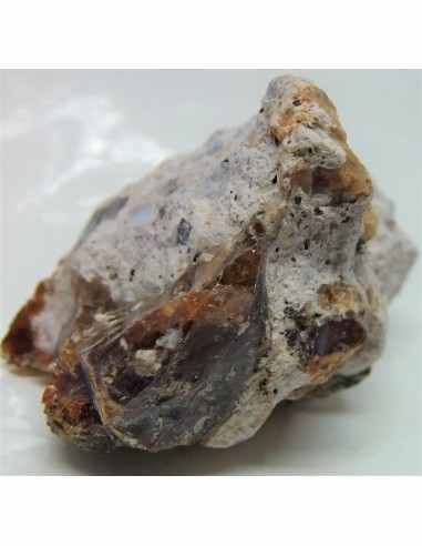 Opale de feu sur gangue