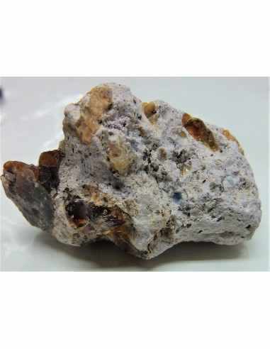 Opale de feu sur gangue