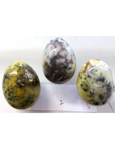 Oeuf agate dendritique