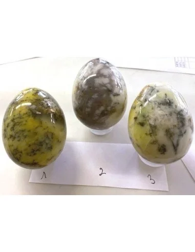 Oeuf agate dendritique