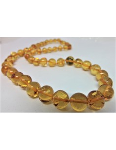 Collier ambre chute de 10 a 8mm