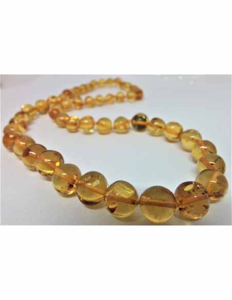 Collier ambre chute de 10 a 8mm