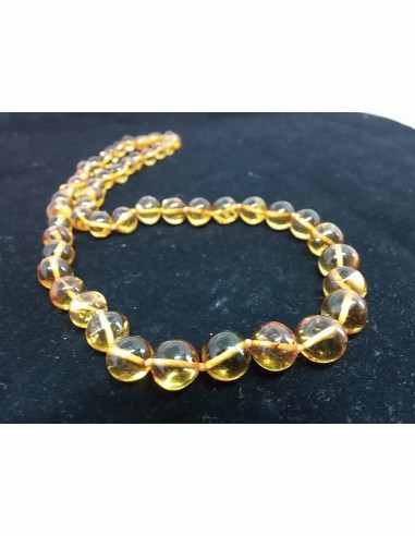 Collier ambre chute de 10 a 8mm