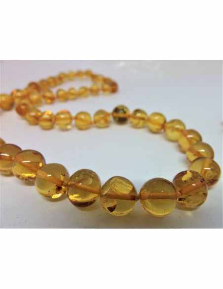 Collier ambre chute de 10 a 8mm