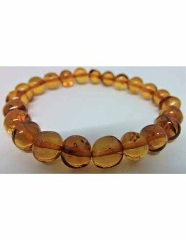Bracelet ambre 10 a 8mm