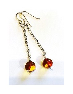 Ambre Boucles d'oreilles 2