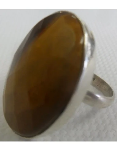 Bague en oeil de tigre