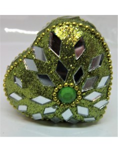 Boite cadeau coeur mandala 50mm 2