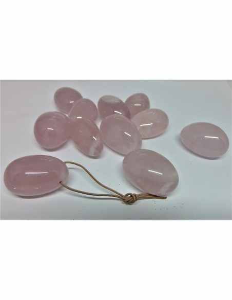 Oeuf de Yoni quartz rose