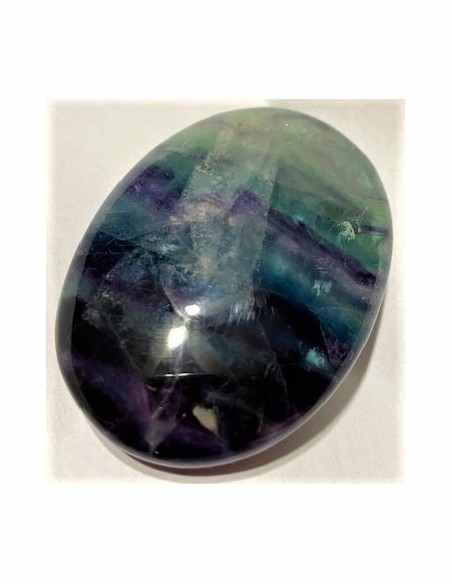 Fluorine arc-en-ciel grand galet Fluorine arc-en-ciel grand galet