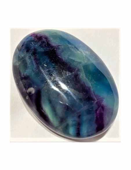 Fluorine arc-en-ciel grand galet Fluorine arc-en-ciel grand galet