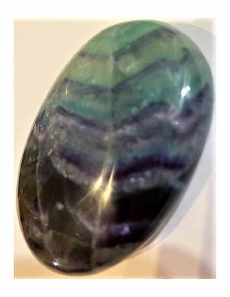 Fluorine arc-en-ciel grand galet Fluorine arc-en-ciel grand galet