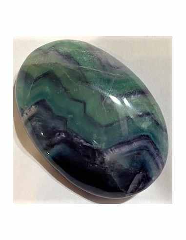 Fluorine arc-en-ciel grand galet