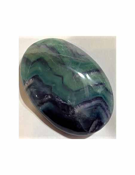 Fluorine arc-en-ciel grand galet Fluorine arc-en-ciel grand galet