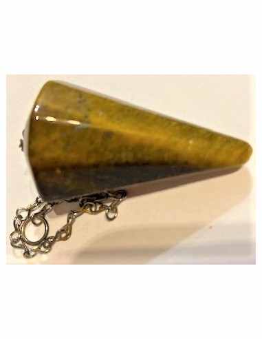 Oeil de tigre pendentif/pendule