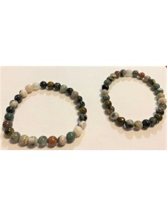 Jaspe ocean bracelet 6mm 2