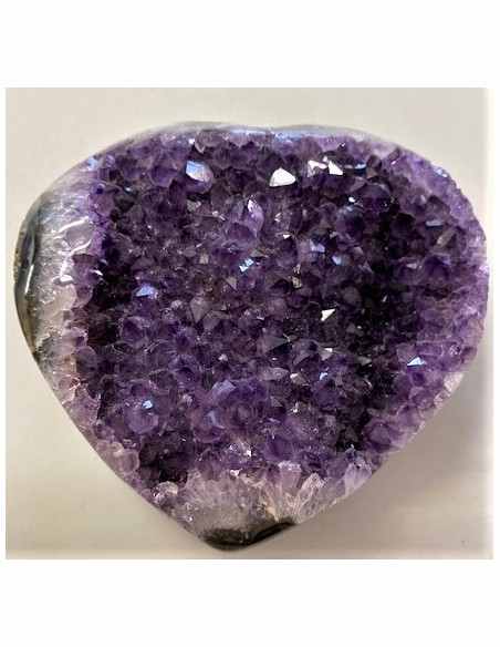 Grand coeur géode amethyste qualitéAA Grand coeur géode amethyste qualitéAA