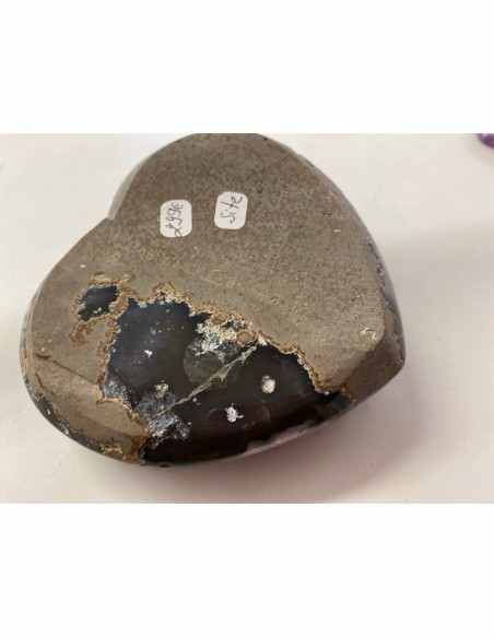 Grand coeur géode amethyste qualitéAA Grand coeur géode amethyste qualitéAA