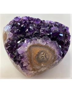 Geode coeur amethyste cactus 2