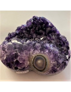 Amethyste cactus coeur geode