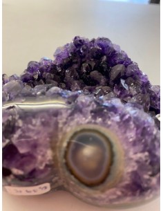 Amethyste cactus coeur geode 2